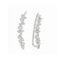 0.5 CT. T.W. Diamond Scattered Crawler Earrings in 10K White Gold