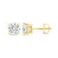 1.5 CT. T.W. Certified Diamond Solitaire Stud Earrings in 14K Gold (J/VS2)