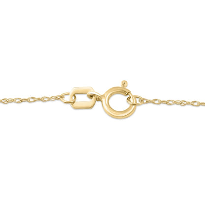 Emerald-Cut Ruby and Natural Diamond Accent Twist Drop Pendant in 14K Gold