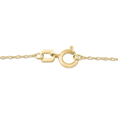 Emerald-Cut Blue Sapphire and Natural Diamond Accent Twist Drop Pendant in 14K Gold