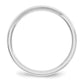 Solid 18K White Gold 3mm Bevel Edge Comfort Fit Men's/Women's Wedding Band Ring Size 7