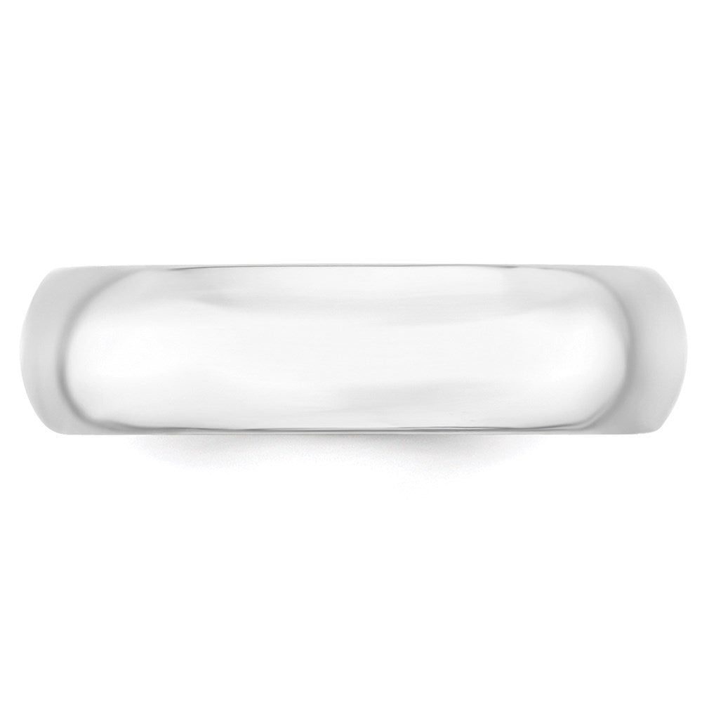Solid 18K Yellow Gold White Gold 6mm Comfort Fit Men's/Women's Wedding Band Ring Size 9
