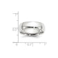 Solid 18K Yellow Gold White Gold 7mm Comfort Fit Men's/Women's Wedding Band Ring Size 4