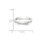 Solid 18K White Gold 3mm Light Weight Comfort Fit Men's/Women's Wedding Band Ring Size 6.5