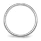 Solid 18K White Gold 5mm Double Milgrain Comfort Fit Men's/Women's Wedding Band Ring Size 14