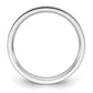 Solid 10K White Gold 2mm Standard Flat Comfort Fit Men's/Women's Wedding Band Ring Size 6.5