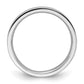 Solid 10K White Gold 3mm Standard Flat Comfort Fit Men's/Women's Wedding Band Ring Size 14