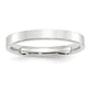 Solid 18K White Gold 3mm Standard Flat Comfort Fit Men's/Women's Wedding Band Ring Size 9.5