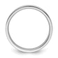 Solid 10K White Gold 4mm Standard Flat Comfort Fit Men's/Women's Wedding Band Ring Size 8