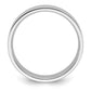 Solid 10K White Gold 10mm Standard Flat Comfort Fit Men's/Women's Wedding Band Ring Size 10.5