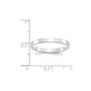 Solid 18K White Gold 2.5mm Light Weight Flat Men's/Women's Wedding Band Ring Size 10