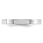 Solid 18K White Gold 3mm Light Weight Flat Men's/Women's Wedding Band Ring Size 5
