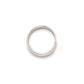 Solid 18K White Gold 2mm Half Round Men's/Women's Wedding Band Ring Size 13.5