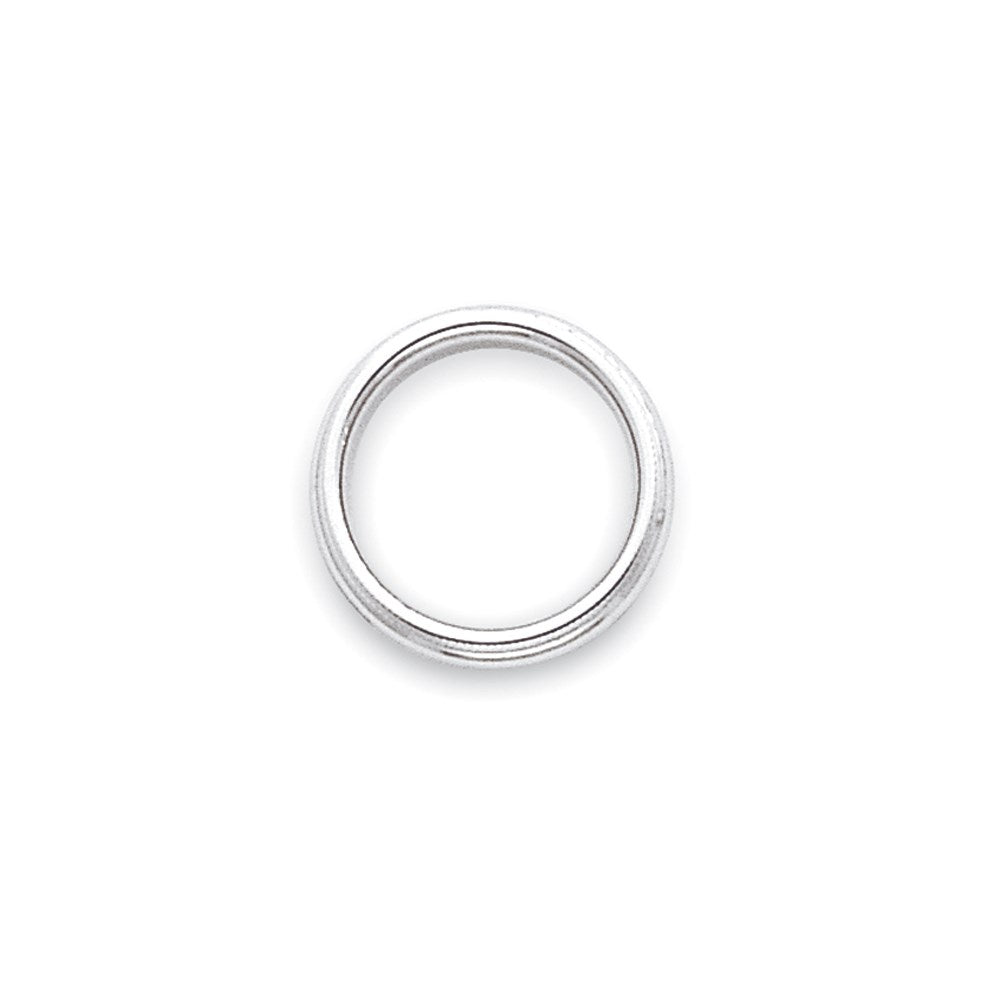 Solid 18K White Gold 3mm Milgrain Half Round Men's/Women's Wedding Band Ring Size 12.5