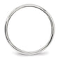 Solid 10K White Gold 4mm Milgrain Half Round Men's/Women's Wedding Band Ring Size 13