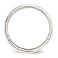 Solid 18K White Gold 5mm Milgrain Half Round Men's/Women's Wedding Band Ring Size 13.5