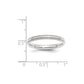 Solid 18K White Gold 3mm Milgrain Comfort Fit Men's/Women's Wedding Band Ring Size 12