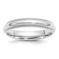 Solid 18K White Gold 4mm Milgrain Comfort Fit Men's/Women's Wedding Band Ring Size 11