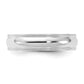 Solid 10K White Gold 5mm Milgrain Comfort Fit Men's/Women's Wedding Band Ring Size 4.5