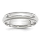 Solid 18K White Gold 5mm Milgrain Comfort Fit Men's/Women's Wedding Band Ring Size 10