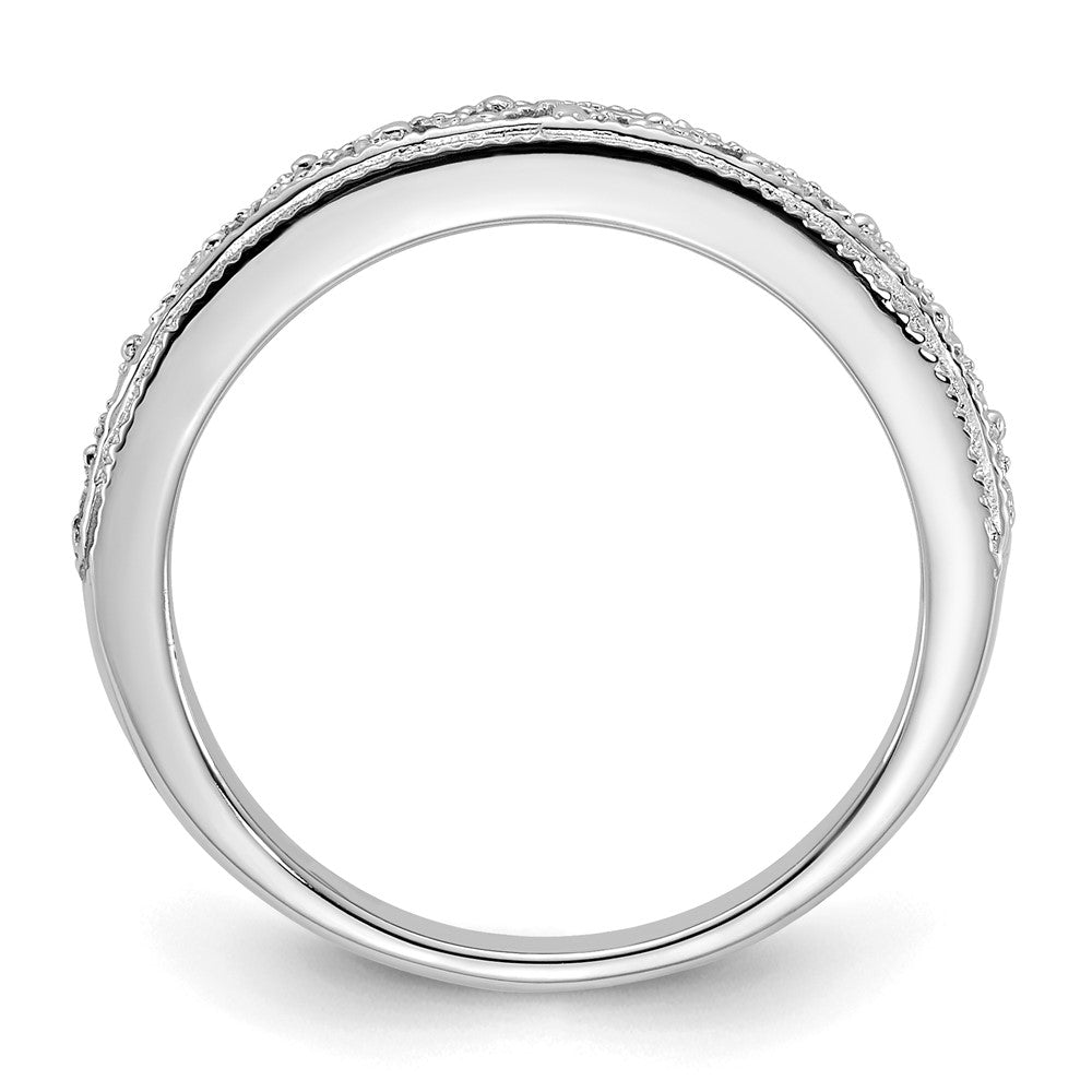 14k White Gold Band