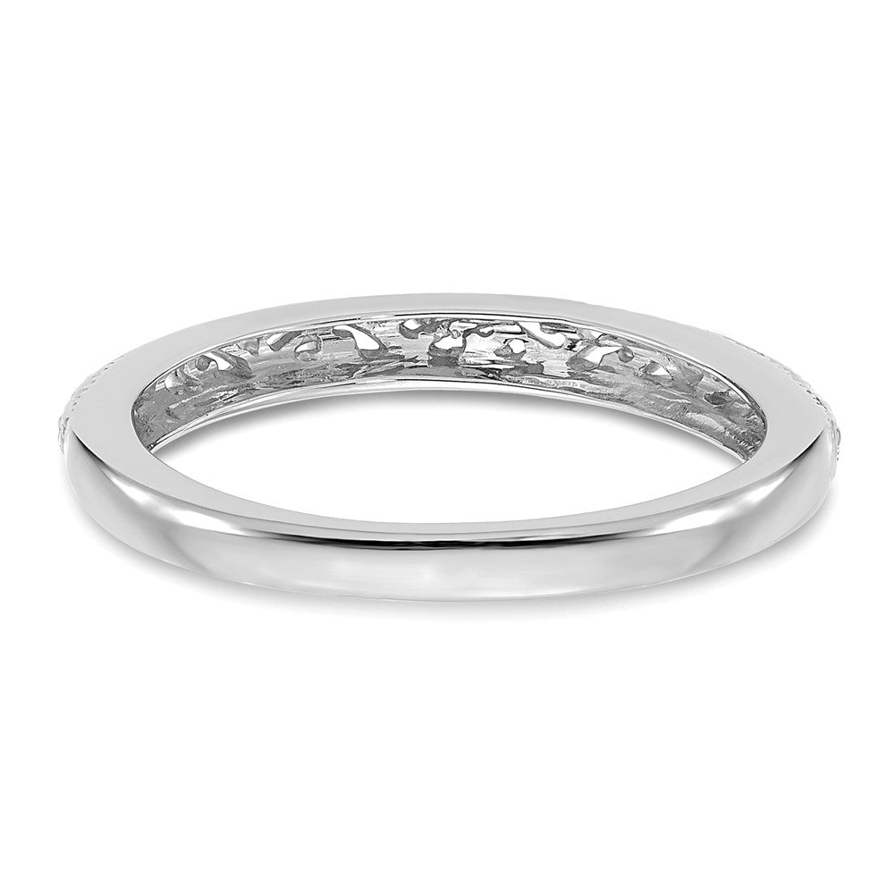 14k White Gold Band