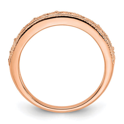 14k Rose Gold Band