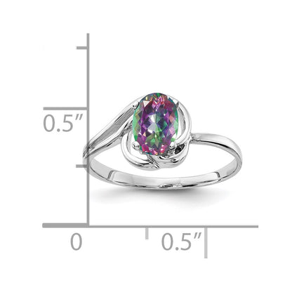 Solid 14k White Gold Ring