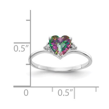 14k White Gold AA Real Diamond ring