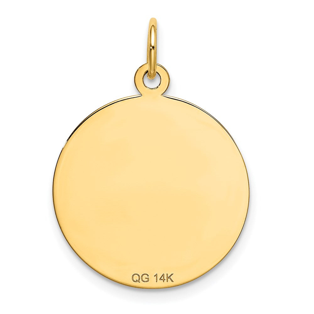 14k Yellow Gold HAPPY ANNIVERSARY Charm