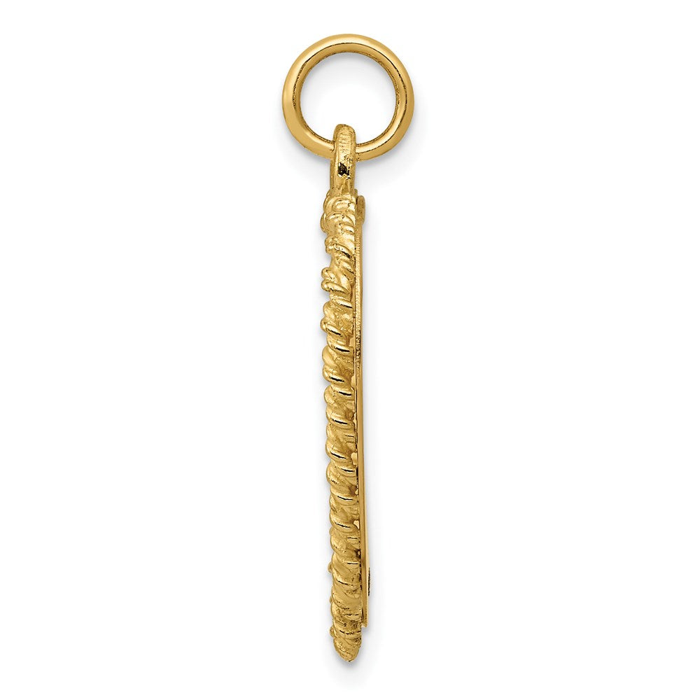 14k Yellow Gold Happy 20th ANNIVERSARY Charm