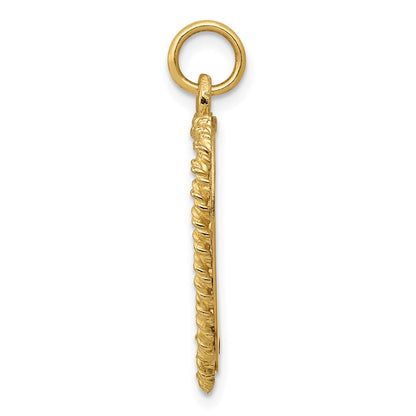 14k Yellow Gold Happy 20th ANNIVERSARY Charm
