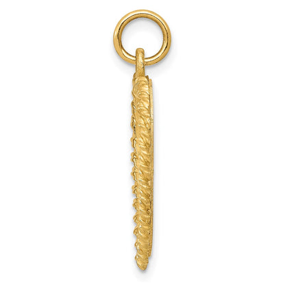 14k Yellow Gold 50th ANNIVERSARY Charm