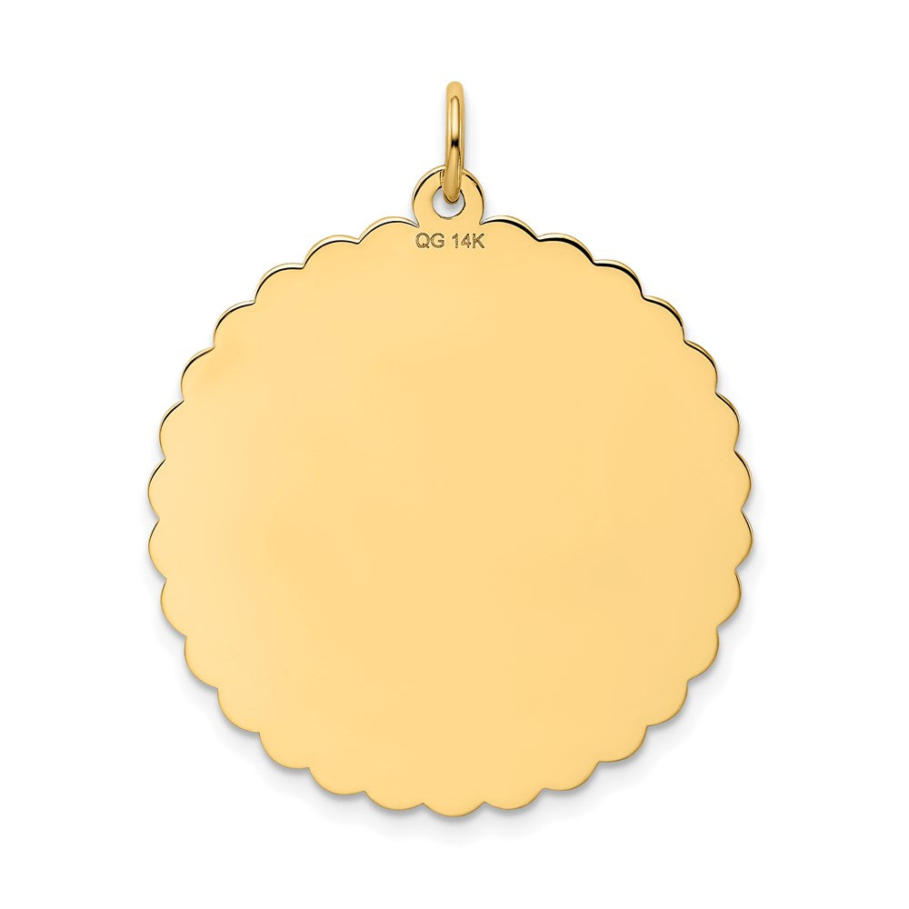 14k Yellow Gold 50th ANNIVERSARY Charm