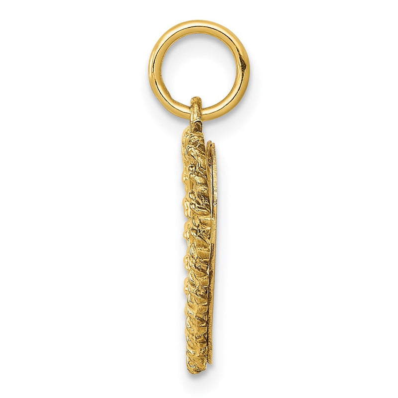 14k Yellow Gold #1 GRANDDAUGHTER Disc Charm
