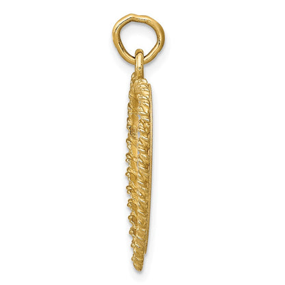 14k Yellow Gold Graduation Cap Charm