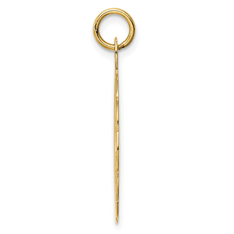 14k Yellow Gold ON GRADUATION DAY with Diploma Charm