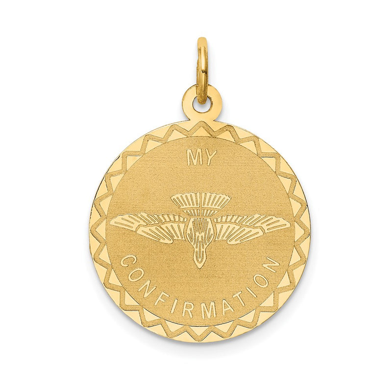 14k Yellow Gold My Confirmation Pendant