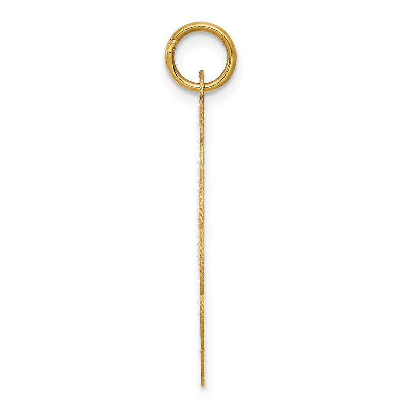 14k Yellow Gold HAPPY BIRTHDAY Disc Pendant