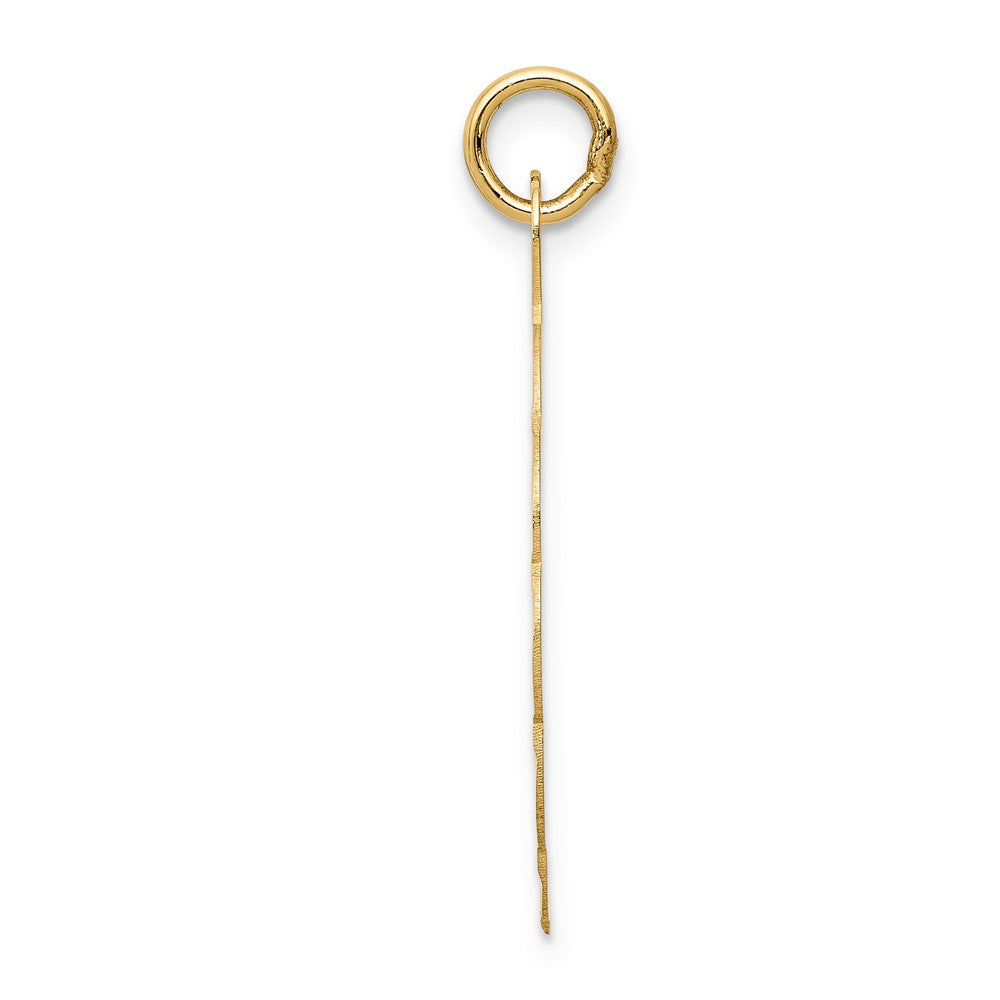 14k Yellow Gold Happy Birthday Charm