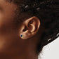 14k 5mm Sapphire Earrings - September