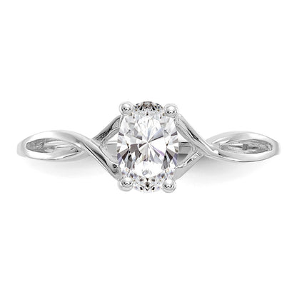 14k White Gold Topaz Birthstone Ring