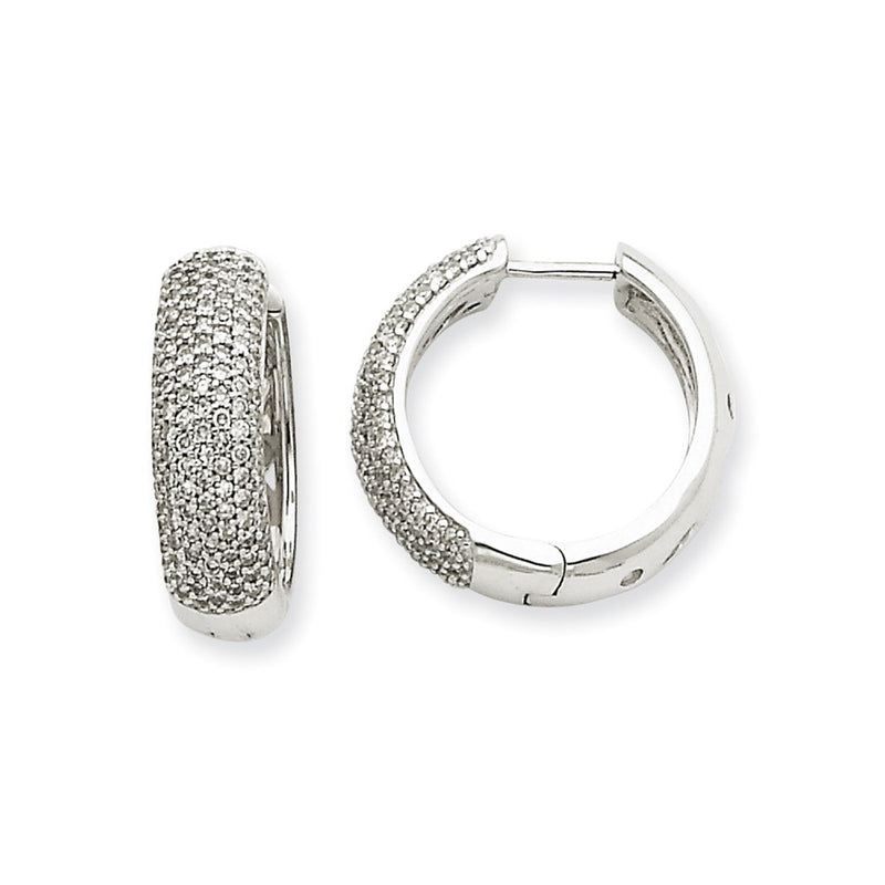 14k WG Dia Earrings