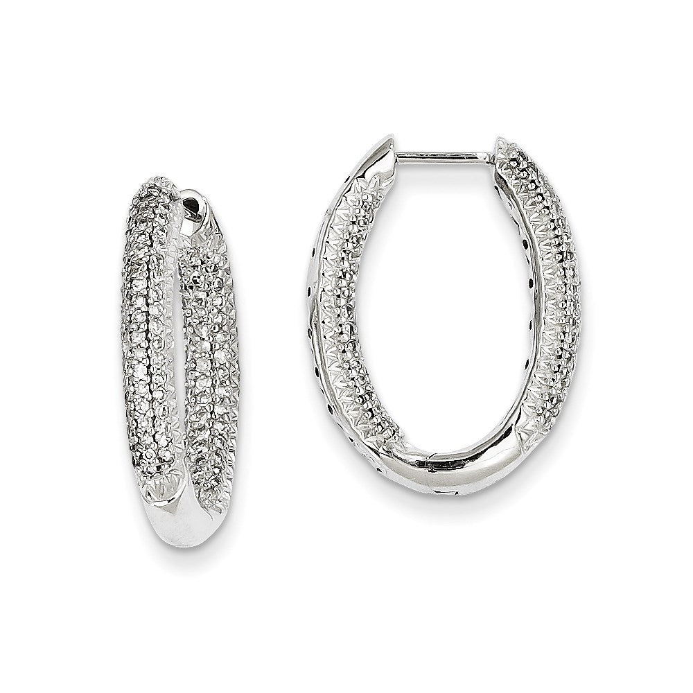 14k WG Dia Earrings
