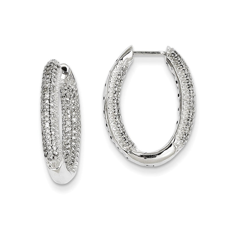 14k WG Dia Earrings