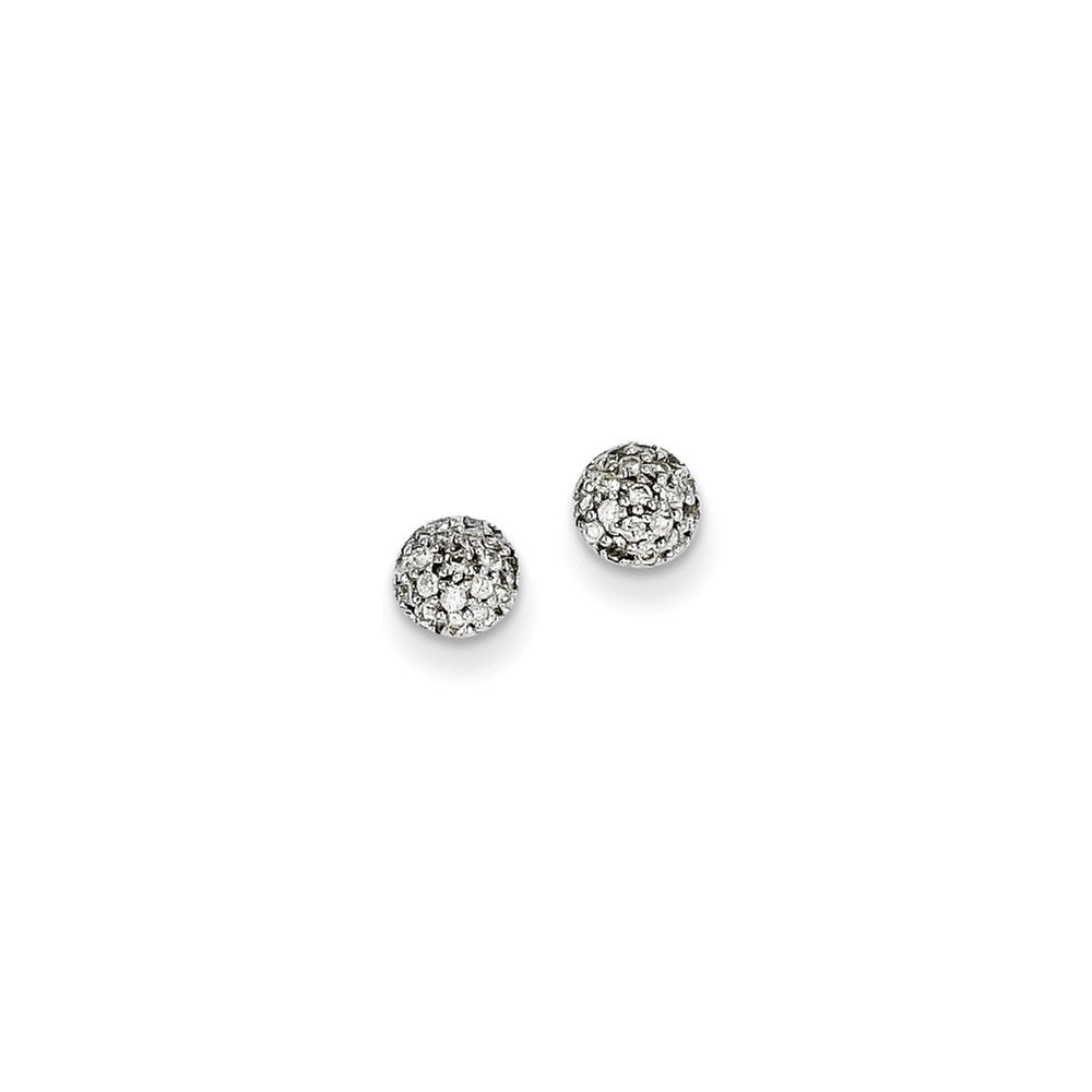 14k WG Dia Earrings