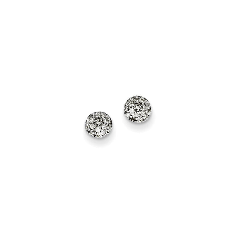 14k WG Dia Earrings