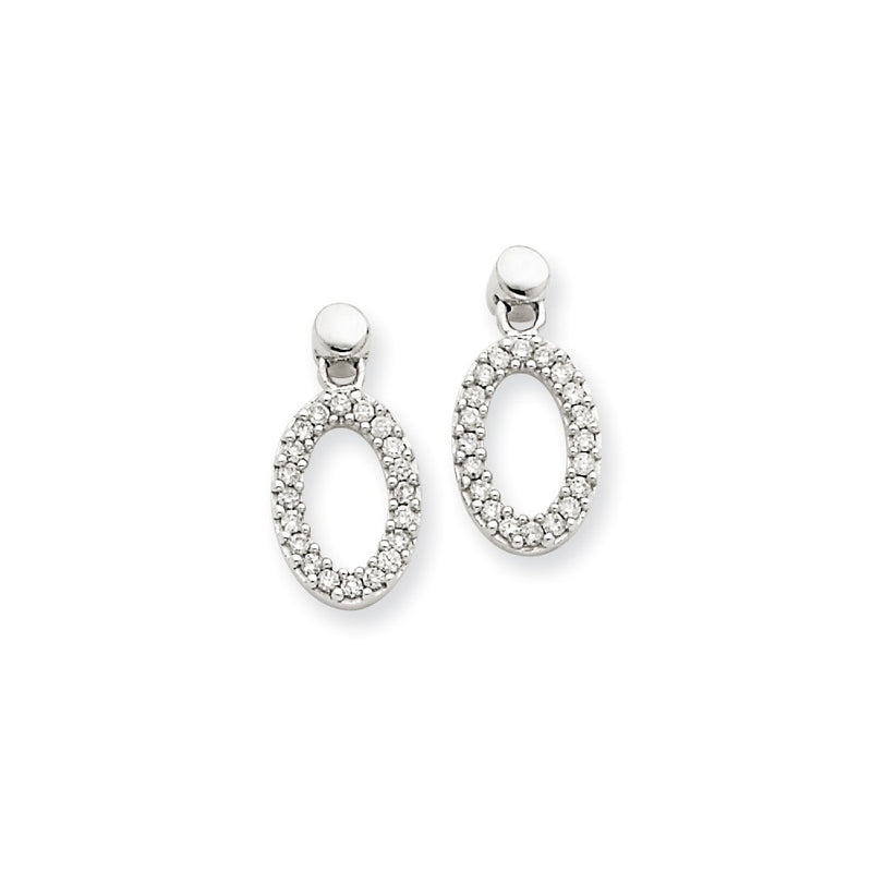 14k WG Dia Earrings
