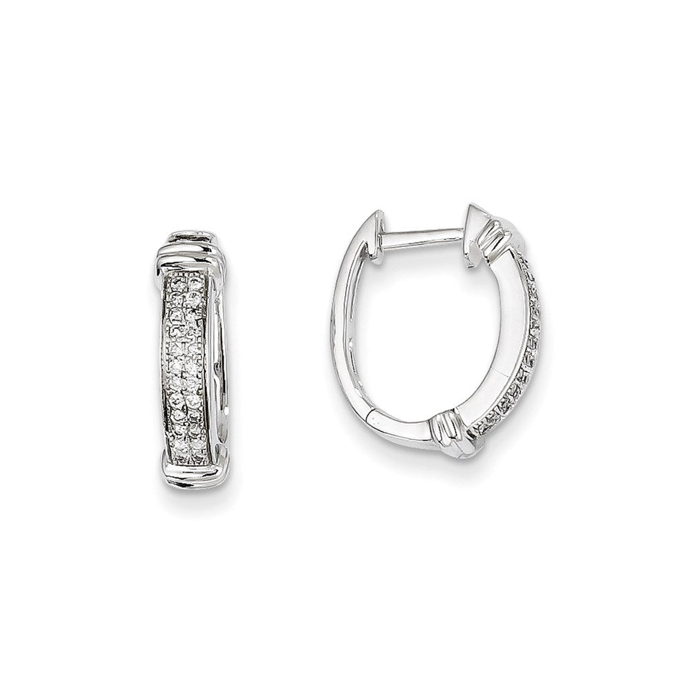 14k WG Dia Earrings