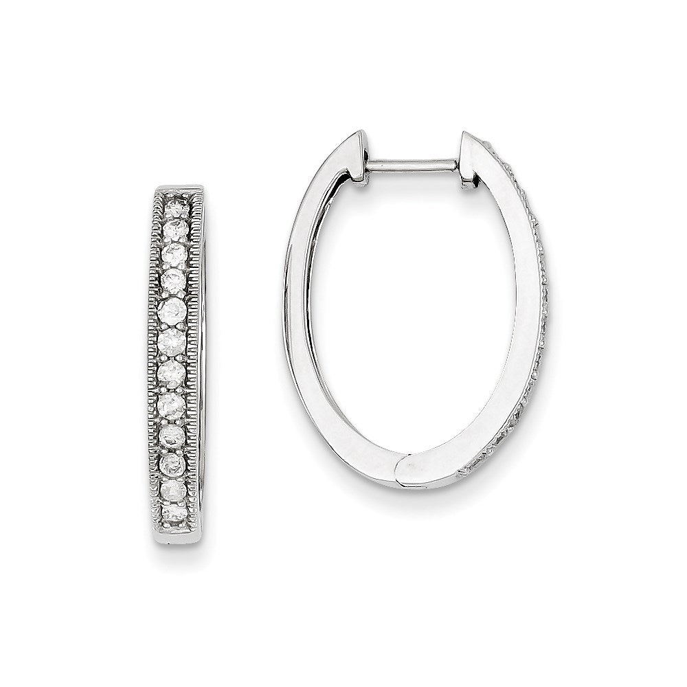 14k WG Dia Earrings